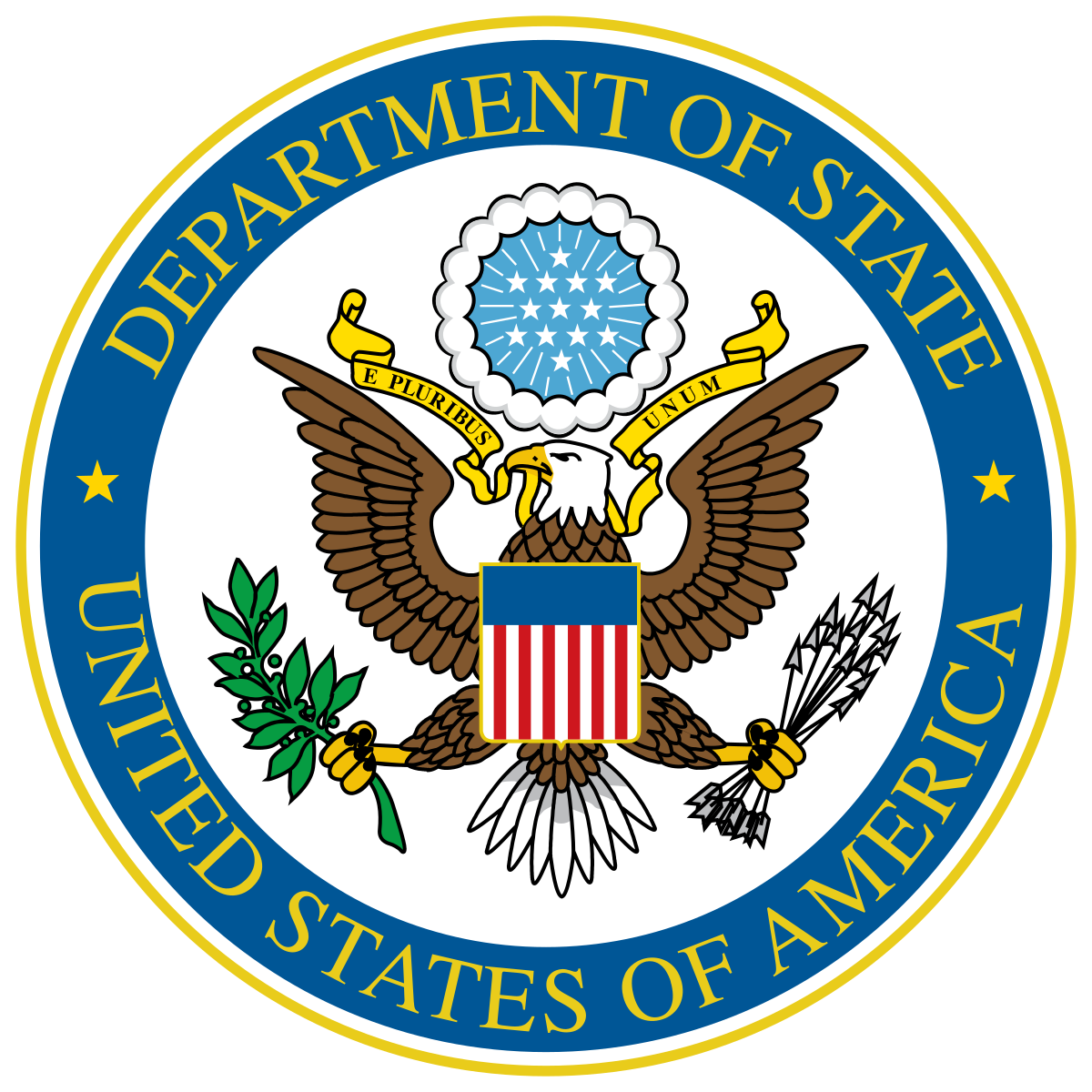 Logotipo do Departamento de Segurança dos EUA.